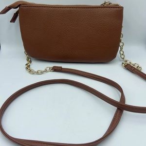 Charming Charlie Brown Crossbody Bag